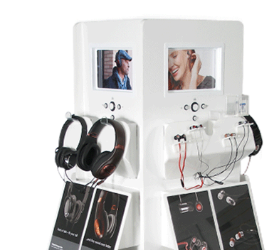Brook Stone Headset Floor Display detail