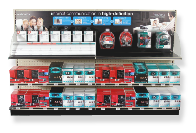Enhance internet communications category merchandising and increase sales in office depot stores
